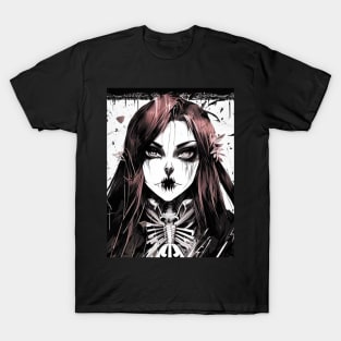 Supernatural Splendor: Embrace the Magic of the Unknown with Our Mesmerizing Black and White Artwork T-Shirt